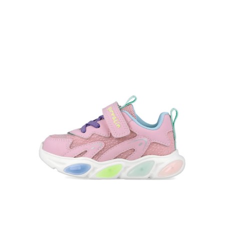 GARVALIN ΠΑΙΔΙΚΑ SNEAKERS ΜΕ ΦΩΤΑΚΙΑ ΡΟΖ 251808-D032  